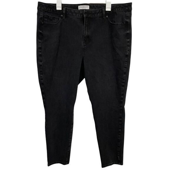 Lane Bryant Plus Size Black High Waisted Ultimate Stretch Skinny Jeans - Picture 1 of 5